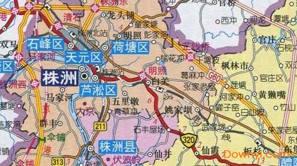 株洲市最新地图