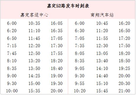 嘉定64路最新时刻表详解解析