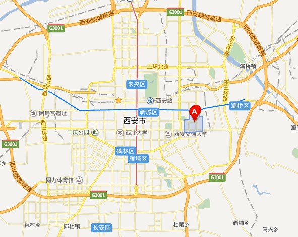 西安市区最新地图