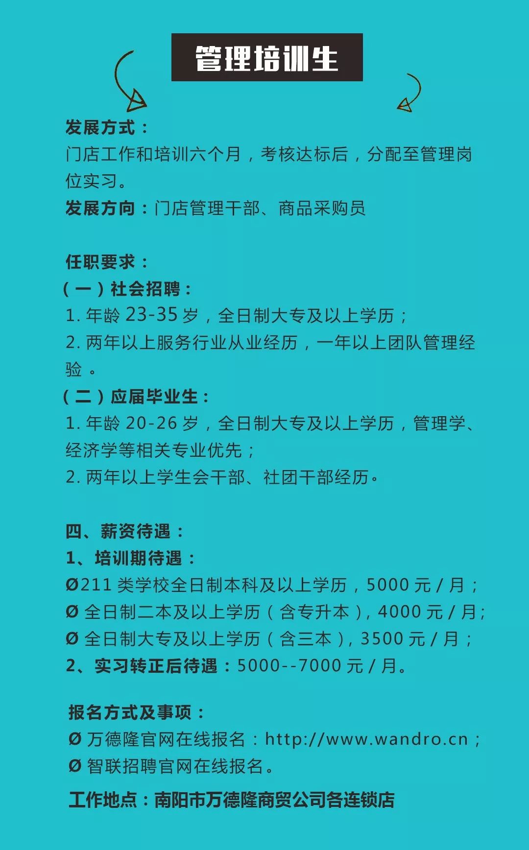 唐河万德隆最新招聘